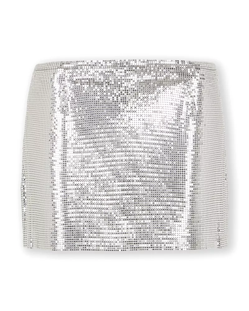 Rabanne Metal Mesh Mini Skirt