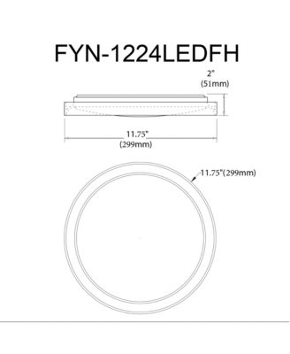  24W Flynn Flush Mount