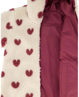 Girls' Reversible Mid-Season Sherpa Jacket - Little Kid