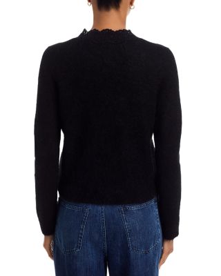 Mer Scalloped Lace Cardigan