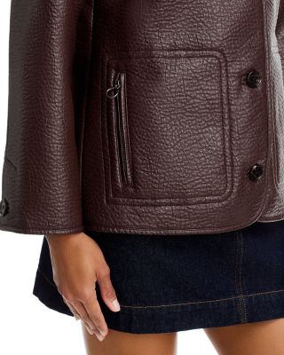 Luis Faux Leather Jacket