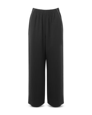 Crepe Stitch Detail Trousers
