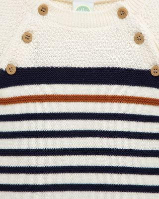 Boys' Block Stripe Coverall - Baby