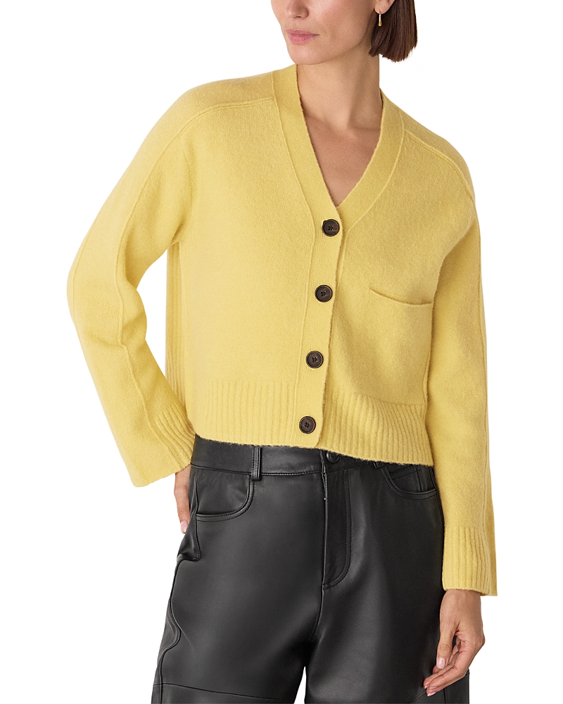 Whistles Wool Mix Pocket Cardigan