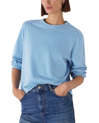 Relaxed Long Sleeve Cotton Tee