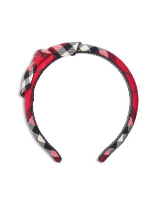 Unisex Check Bow Headband, Little Kid, Big Kid - Exclusive