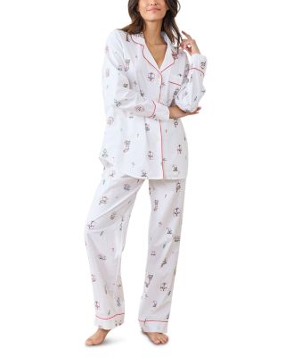 Holiday Cats Long Pajama Set