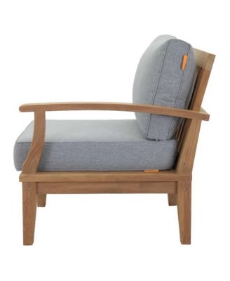 Marina Outdoor Patio Teak Right-Facing Sofa