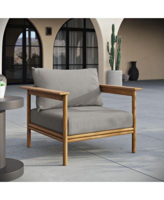 Wren Outdoor Patio Teak Wood Armchair