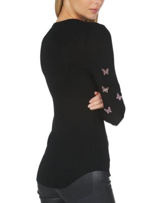 McKinley Crystal Butterflies Top