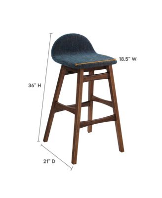 Juno Wood Bar Stool, Set of 2