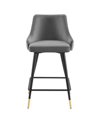 Adorn Performance Velvet Counter Stool