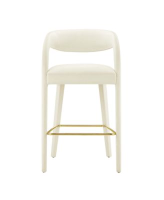 Pinnacle Performance Velvet Bar Stool, Set of 2