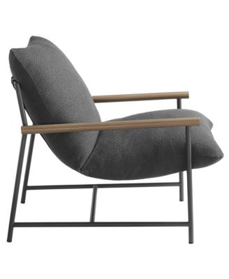 Raya Outdoor Patio Boucle Sling Lounge Chair