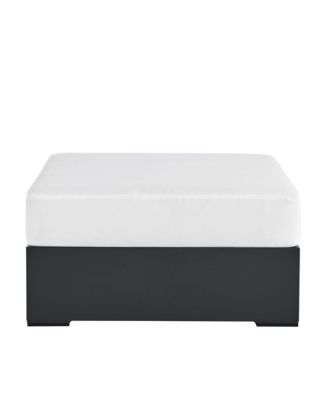 Tahoe Outdoor Patio Powder-Coated Aluminum Ottoman