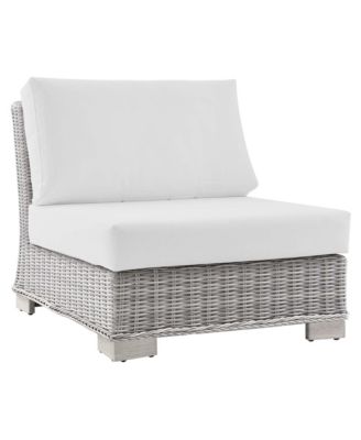 Conway Outdoor Patio Wicker Rattan Armless Chair