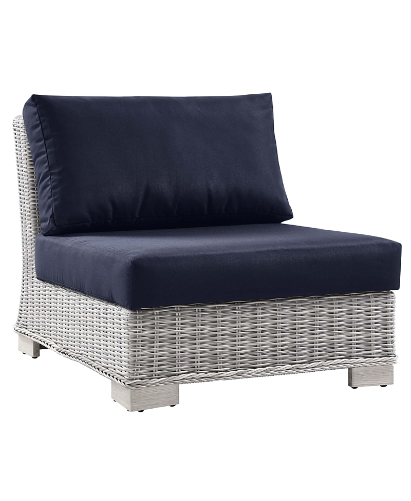 Modway Conway Outdoor Patio Wicker Rattan Armless Chair