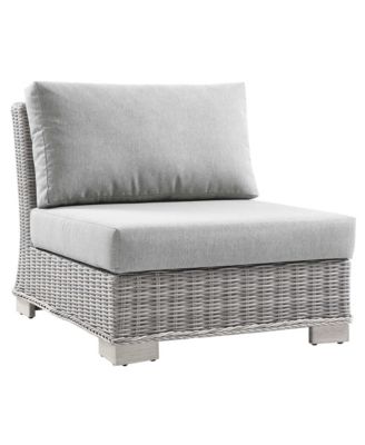 Conway Outdoor Patio Wicker Rattan Armless Chair