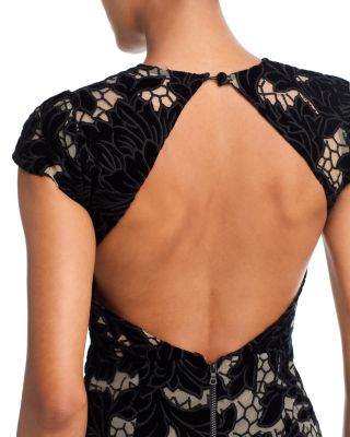 Clover Open Back Midi Dress