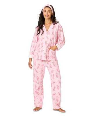 Printed Flannel Pajama Set