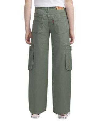 Girls' Wide Leg Cargo Pants - Big Kid