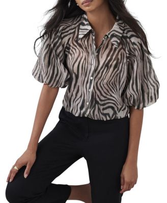 Women's Zebra Print Shirt