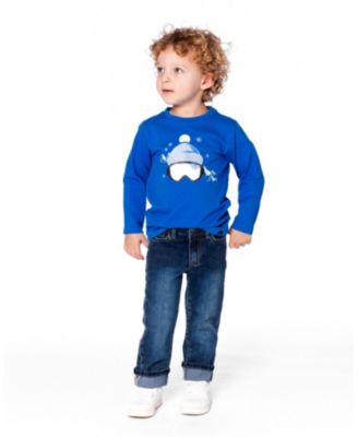 Boys' Long Sleeve Organic Cotton Jersey Tee - Little Kid, Big Kid