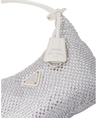 Re-Edition Satin Mini-Bag with Crystals