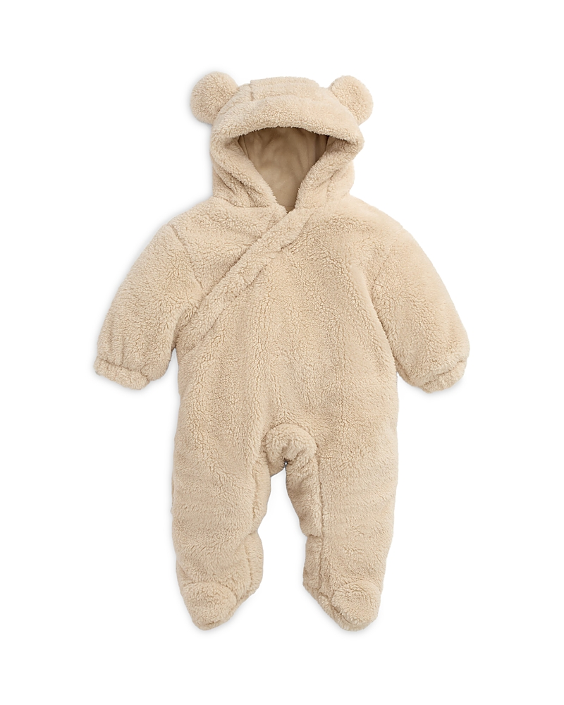 Mori Unisex Teddy Borg Pramsuit - Baby In Brown