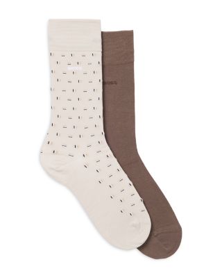 .Combed Cotton Blend Socks, Pack of 2