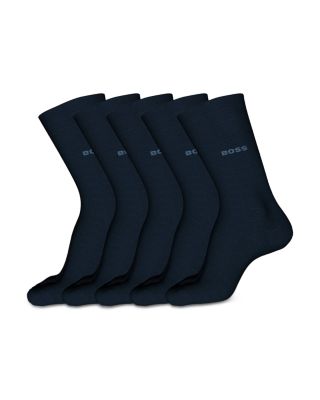 .Combed Cotton Blend Socks, Pack of 5