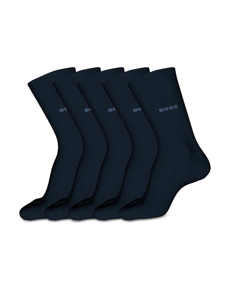 Boss Combed Cotton Blend Socks, Pack of 5