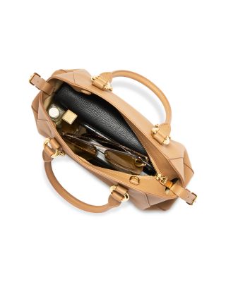 Farringdon Small Leather Top Handle Bag