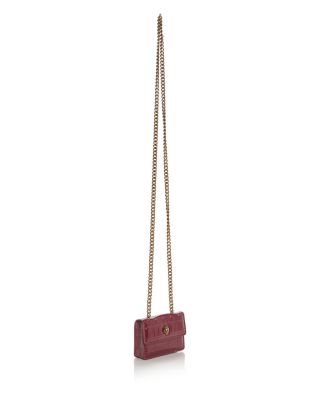 Micro Kensington Embossed Crossbody Bag
