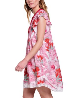 Sasha Pintuck Mini Dress