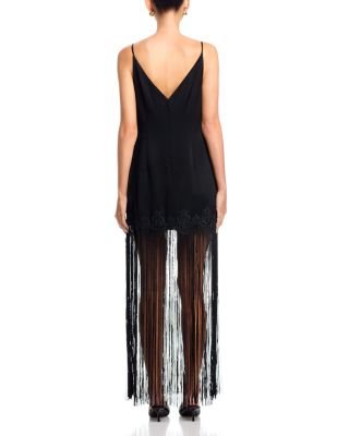 Nino Fringe Trim Dress