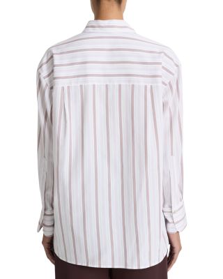 Oversized Striped Shirt
