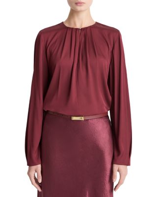 Pleated Neck Blouse