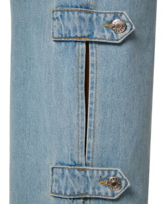 Pouzos Wide Leg Jeans in Light Blue