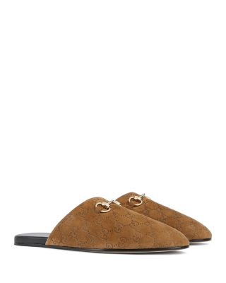 Men's Suede Hardware Mules
