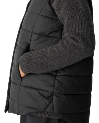 Stand Collar Puffer Vest