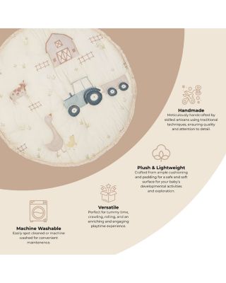 Charlie Farmhouse Quilted Play Mat