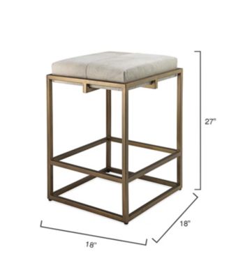 Shelby Hide Counter Stool