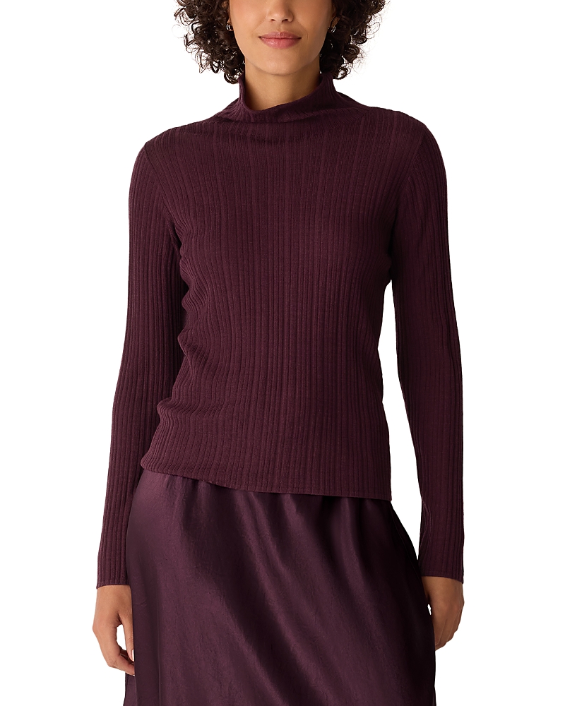 Eileen Fisher Petites Turtleneck Merino Wool Sweater