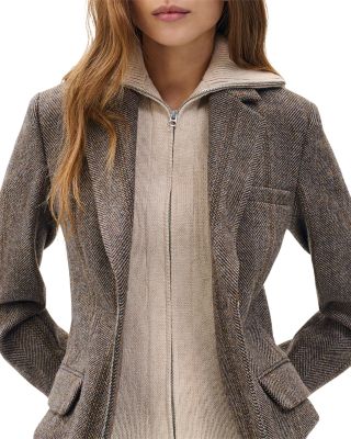 Frank Mixed Media Blazer