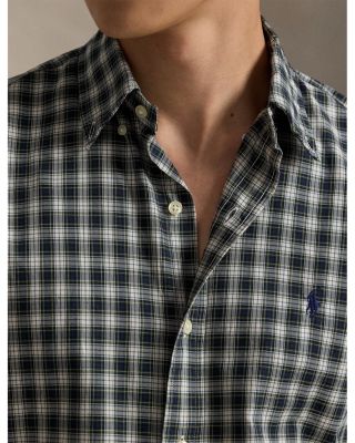 Classic Fit Plaid Twill Shirt