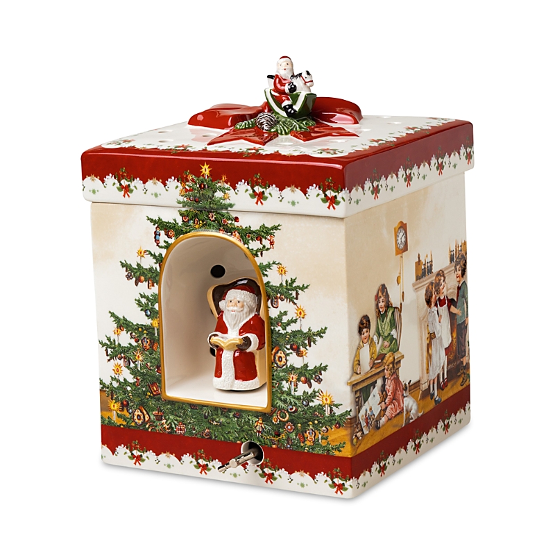 Villeroy & Boch Christmas Toys Large Square Musical Gift Box - Children
