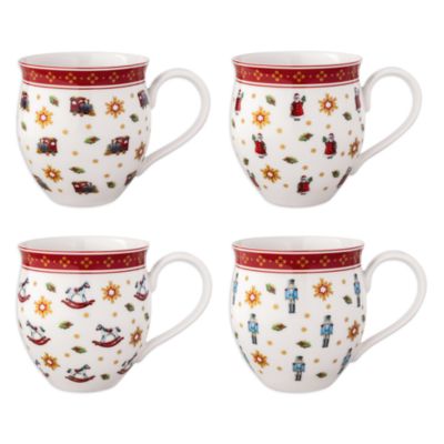 Toy&#39;s Delight Anniversary Mug, Set of 4