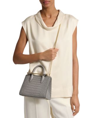 Croc Embossed Mini Tote