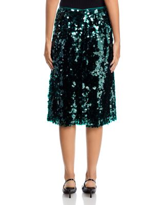 Sequined Midi Skirt 